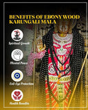 Original Karungali Mala 108 Beads Ebony Wood