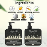 Herbal Pro Hair Straightening Shampoo & Keratin Hair Vitalizer Cream (Pack of 2)
