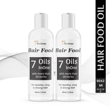 Hair Food 7 Oils InOne with more than 30 Herbs 120ml Pack of 2