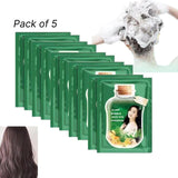 Plant Extract for Grey Hair Color Bubble Dye (Pack of 5)